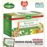 Mindivan Rezene Kişniş Anason Karışık Bitki Çayı 20 Li Süzen Poşet