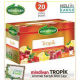 Mindivan Tropik Aromalı 20 Li Süzen Poşet Bitki Çayı