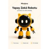 mindora Yapay Zeka Robotu Çocuklar İçin Konuşan Eğitici Akıllı Oyuncak 40+ Dil Destekli 3+ Yaş