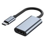 Mindorlen Monitör için USB C - HDMI Adaptörü, MacBook pro için 4K HDMI - USB C Dizüstü Bağlantı İstasyonları, iPad air için USB Tip C - HDMI Kablosu, Chromebook XPS TV vb için USBC'den HDMI Dongle'a