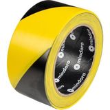 Mindoro Sarı Siyah Yer İşaretleme Bandı 50mm x 33m Uyarı Bandı Depo Fabrika PVC Zemin