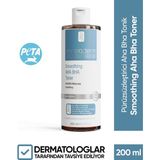 Mineaderm Smoothing AHA BHA Toner 200 ml - Glikolik ve Salisilik Asit İçeren Gözenek Sıkılaştırıcı Pürüzsüzleştirici Tonik