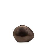 minebag Ayna Yüzeyli Oval Form Clutch Kadın Abiye Çanta Delhi Antrasit