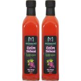 Minecal %100 Ev Yapımı Katkısız Üzüm Sirkesi 2X500ML - 1 lt