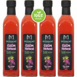 Minecal %100 Ev Yapımı Katkısız Üzüm Sirkesi 4X500ML - 2 lt
