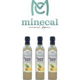 Minecal Ananas Sirkesi 3x500 ml – Katkısız Doğal | Şekersiz | Koruyucu İçermez - 1,5 lt