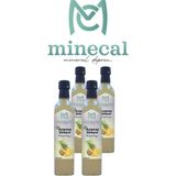 Minecal Ananas Sirkesi 4x500 ml – Katkısız Doğal | Şekersiz | Koruyucu İçermez - 2 lt