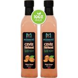 Minecal Ceviz Sirkesi 2x500 ml – Katkısız Doğal | Şekersiz | Koruyucu İçermez - 1 lt