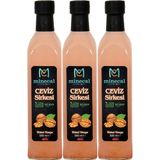 Minecal Ceviz Sirkesi 3x500 ml – Katkısız Doğal | Şekersiz | Koruyucu İçermez - 1,5 lt