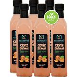 Minecal Ceviz Sirkesi 6x500 ml – Katkısız Doğal | Şekersiz | Koruyucu İçermez - 3 lt