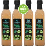 Minecal Enginarlı Elma Sirkesi 4x500 ml – Katkısız Doğal | Şekersiz | Koruyucu İçermez - 2 lt
