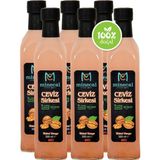 Minecal Ev Yapımı Katkısız Ceviz Sirkesi 500 ml x 6 Lı - 3 lt