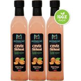 Minecal Ev Yapımı Katkısız Ceviz Sirkesi 500ML x 3 Lü - 1,5 lt