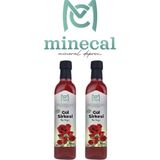 Minecal Gül Sirkesi 2x500 ml – Katkısız Doğal | Şekersiz | Koruyucu İçermez - 1 lt