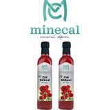 Minecal Gül Sirkesi 2X500ML (%100 Katkısız Doğal) - 1 lt