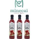 Minecal Gül Sirkesi 3x500 ml – Katkısız Doğal | Şekersiz | Koruyucu İçermez - 1,5 lt