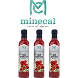Minecal Gül Sirkesi 3X500ML (%100 Katkısız Doğal) - 1,5 lt