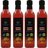 Minecal Hurma Sirkesi 4x500 ml – Katkısız Doğal | Şekersiz | Koruyucu İçermez - 2 lt