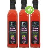 Minecal Üzüm Sirkesi 3x500 ml – Katkısız Doğal | Şekersiz | Koruyucu İçermez - 1,5 lt