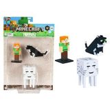 Minecraft 3D Toppeez 3’lü Figür Seti S2 - Slime-Bee-Wither Skeleton