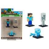 Minecraft 3D Toppeez Figür ve Kalem Başlığı 3’lü Paket PMI/MC2020 - Creeper – Villager – Axolotl