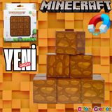 Minecraft Ahşap Desenli Blok Manyetik Lego Minecraft Manyetik Lego Minecraft Lego Megnetic Blocks