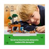 Minecraft Armadillo Maden Keşfi 21269 – 8 Yaş ve Üzeri Erkek ve Kız Çocuklar Için Mağara Örümceği ve Kurt Figürleri Içeren Rol Yapım Oyuncağı Yapım Seti, Doğum Günü Hediyesi Fikri (247 Parça) - standart