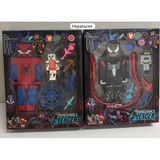 Minecraft Avengers Spider-man & Venom Figür Seti Aksesuarli Blok Oyuncak 16 Lı Minecraft