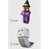 Minecraft Cadı ve Ghast Figür