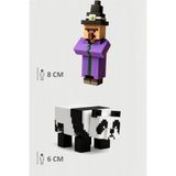 Minecraft Cadı ve Panda Figür