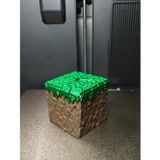 Minecraft Çim Blok Twist Fidget – Döndürülebilir Stres Oyuncağı