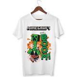 Mınecraft Çocuk Yetişkin Beyaz T-Shirt Unisex Çocuk Tişört - 0 Beyaz - 6 Yaş