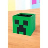 Minecraft Creeper Kalemlik 8 cm Kalem Kutusu Dekoratif Obje - yeşil