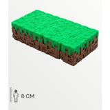 Minecraft Creeper Katlaç Sonsuz Katlanabilir Stres Küpü Infinity Cube Kat-Laç Sonsuzluk - Çimen Yeşil
