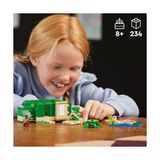 Minecraft Kaplumbağa Plaj Evi 21254-7 Yaş ve Üzeri Oyunları Seven Çocuklar Için 3 Adet Minecraft Minifigürü Içeren Yaratıcı Oyuncak Yapım Seti, Doğum Günü Hediyesi Fikri (234 Parça) - standart