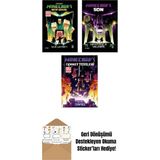Minecraft Kayıp Günlük + Son + Cennet Testleri 3 Kitap Set + Okuma Sticker'ları