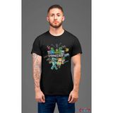 Minecraft LEGO All Karakter Characters Oyun Game Unisex Tişört T-Shirt - Siyah