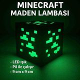 Minecraft Maden Gece Lambası - Geceyi Bloklarla Aydınlat - Yeşil