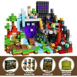 Minecraft Manyetik Orman Temalı Blok Oyuncak - 300 Parça