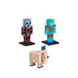 Minecraft Model 6 3d Toppeez 3'lü Figür Oyuncak Seti Mc2220