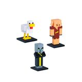 Minecraft Model 7 3d Toppeez 3'lü Figür Oyuncak Seti Mc2220