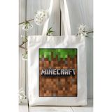 Minecraft Oyun Baskılı Omuz Çanta Kişiye Özel Model 8