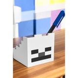 Minecraft Skeleton Kuru Kafa Iskelet Kalemlik 8 cm Kalem Kutusu Dekoratif Obje - beyaz