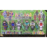 Minecraft Superman Kaptan Amerika Paw Patrol 12 Parça Oyuncak