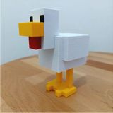Minecraft Tavuk Figürü 9 cm - Dekoratif Oyuncak & Koleksiyonluk Biblo