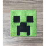 Minecraft Temalı Bardak Altlığı - Creeper