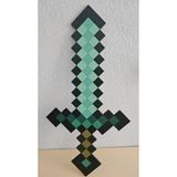 Minecraft Temalı Elmas Kılıc Ahşap Oyuncak