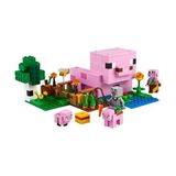 Minecraft Yavru Domuz Evi 21268 – 7 Yaş ve Üzeri Çocuklar Için Kahraman Figürü, Yaratıklar ve Orman Biyomu Içeren Çiftlik Hayvanı Yapım Seti, Erkek ve Kız Çocukları Için Hediye Fikri (238 Parça) - 0 - Siyah