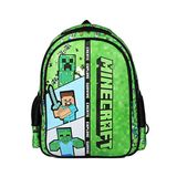 Minecraft Yeşil Erkek Çocuk Sırt Çantası 26613-MINECRAFT OKUL ÇANTASI