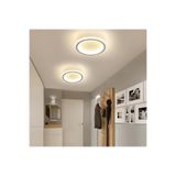MİNEL DEKOR LED LIGHTING Minel Dekor Daire 20cm Plafonyer A++ Ledli Modern Avize Koridor Hol Aydınlatma Beyaz Işık